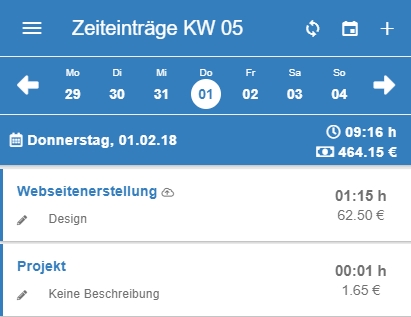 Die SpikeTime App zur Zeiterfassung