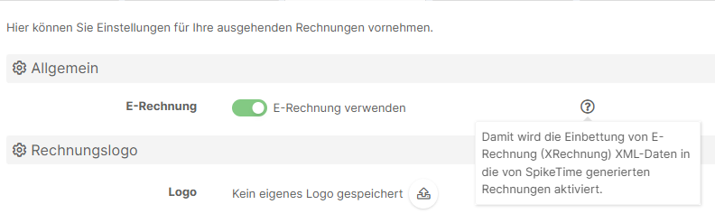 ERechnung mit SpikeTime erstellen