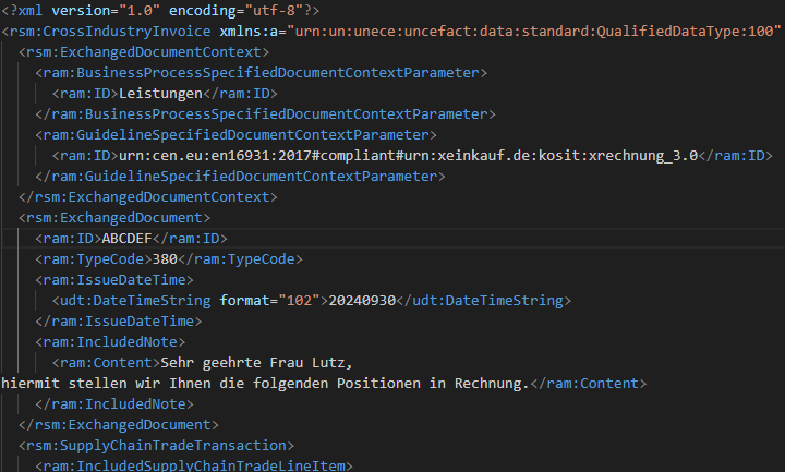 XMl-E-Rechnung