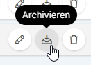 Button zum Archivieren eines Benutzers
